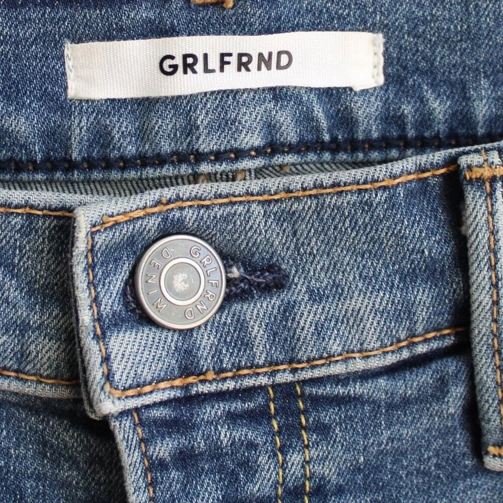 GRLFRND Kendall Super Stretch High Rise Skinny Jeans Blue Duran Size 27 - Picture 6 of 10